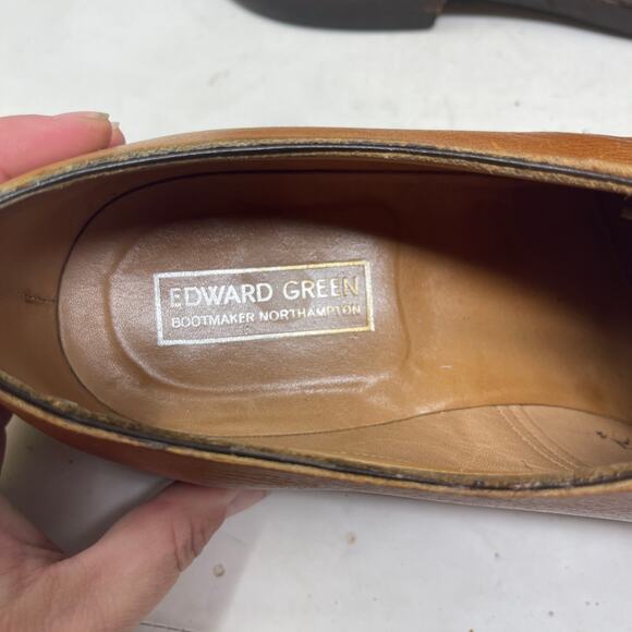 Edward Green \'Windermere\' Rosewood Brown Leather Derby 8.5 main image 5